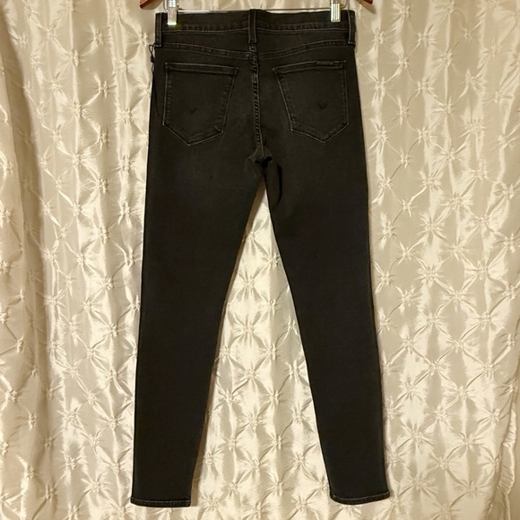 Hudson Jeans Dark Gray Skinny Stretch Jeans - Picture 4 of 11